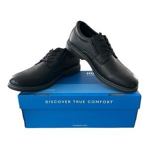 NWB Nunn Bush Otto Leather Oxford Shoes Black 1” Heel Height Men’s Size 9.5 XW